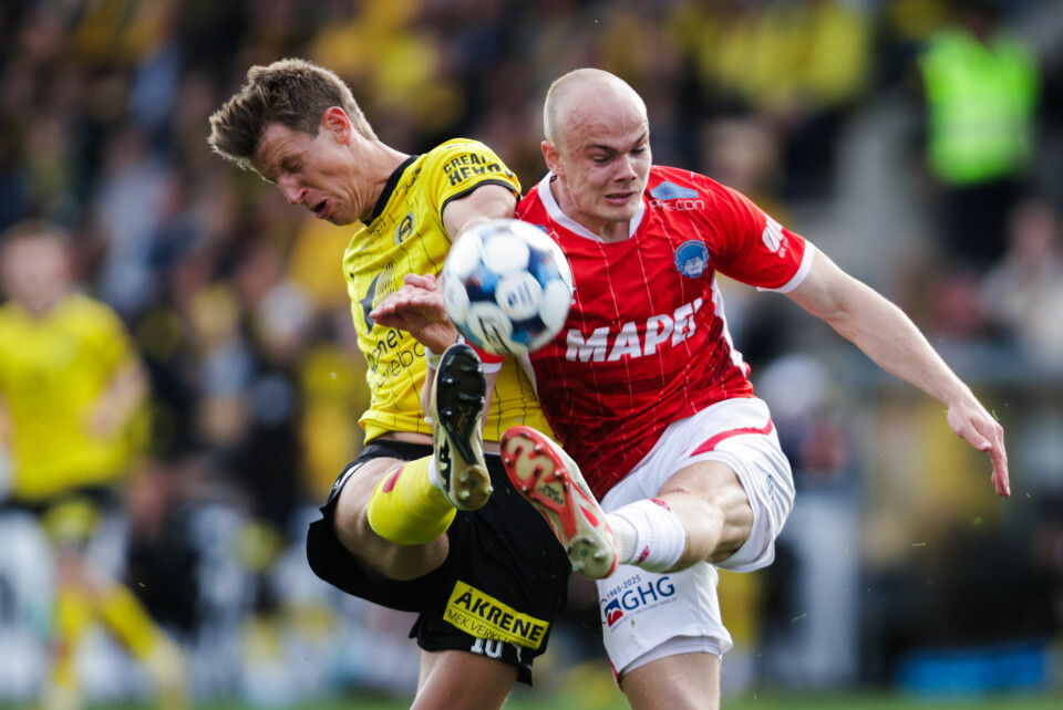Thomas Lehne Olsen scoret mot Kongsvinger i 1. divisjon på Åråsen fredag. Thomas Lehne Olsen scoret mot Kongsvinger i 1. divisjon fredag. Foto: Amanda Pedersen Giske / NTB