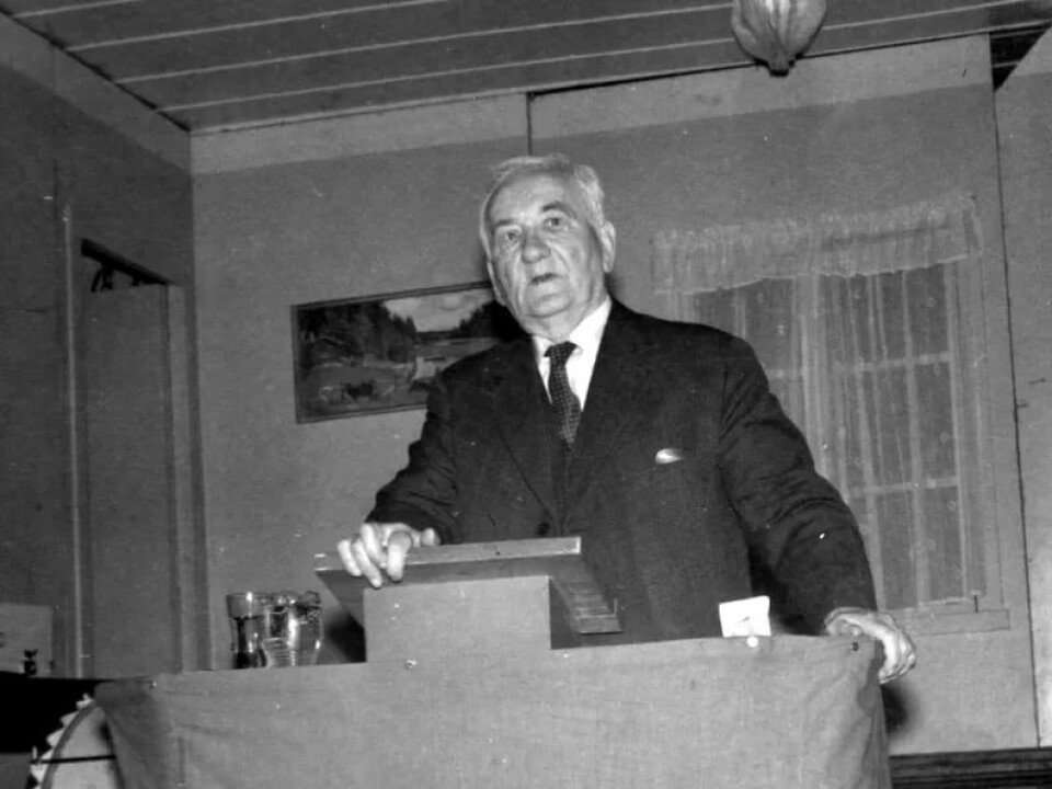 Fagforeningshøvdingen Elias Volan var med på å avvæpne streikebryterne i Buvika.(Arbeiderbevegelsens arkiv og bibliotek) Fagforeningshøvdingen Elias Volan var med på å avvæpne streikebryterne i Buvika.