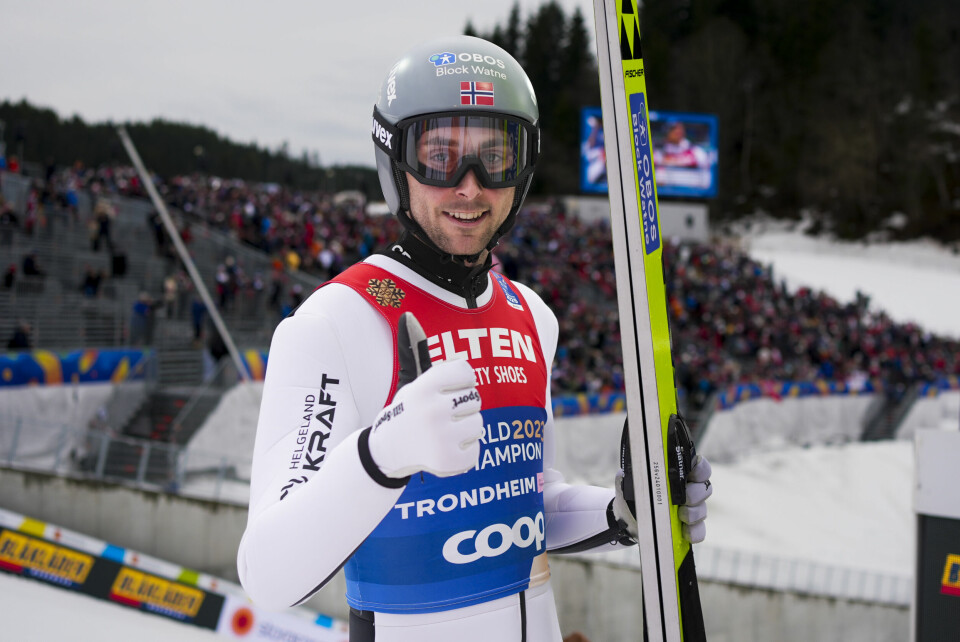 Jarl Magnus Riiber øyner nok et VM-gull. Jarl Magnus Riiber øyner nok et VM-gull. Foto: Terje Pedersen / NTB