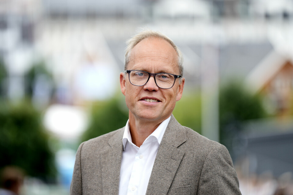 Sjeføkonom Kyrre Knudsen i Sparebank 1 Sør-Norge. Sjeføkonom Kyrre M. Knudsen i Sparebank 1 Sør-Norge tror det kan bli nok et rentekutt i eurosonen. Foto: Heiko Junge / NTB