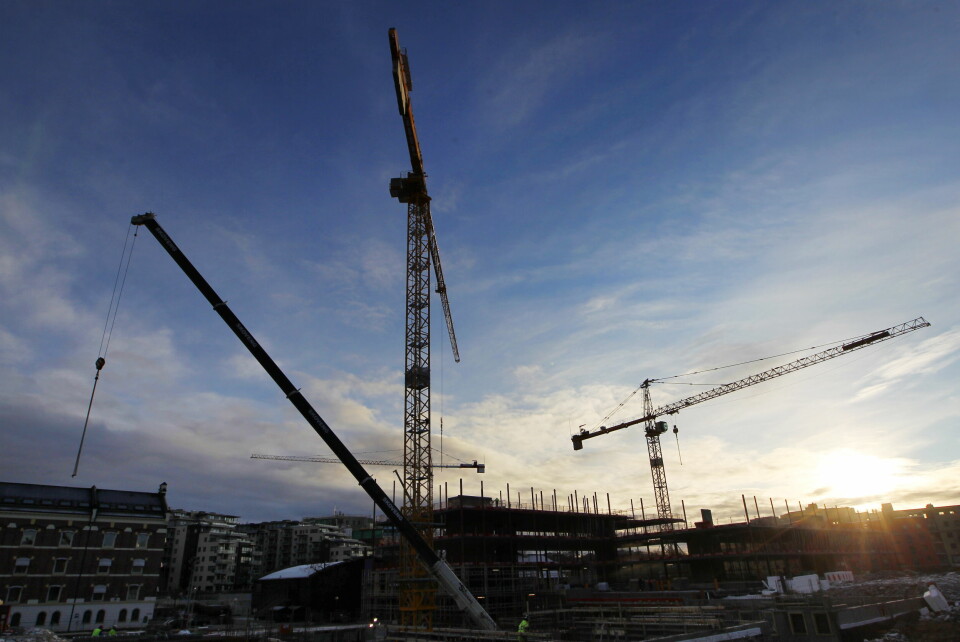 Det går mot lysere tider, men bygg- og anleggsbransjen sliter. Flere bygg- og anleggsbedrifter går konkurs enn på lenge. Foto: Håkon Mosvold Larsen / NTB