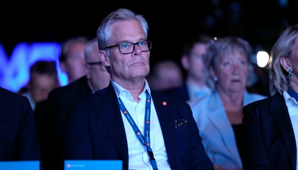Hans Andreas Limi forklarer hvorfor Frp ønsker å fjerne formuesskatten.(Heiko Junge/NTB) Frp-nestleder og redaksjonskomiteens leder Hans Andreas Limi på partiets landsmøte på Gardermoen fredag. Foto: Heiko Junge / NTB