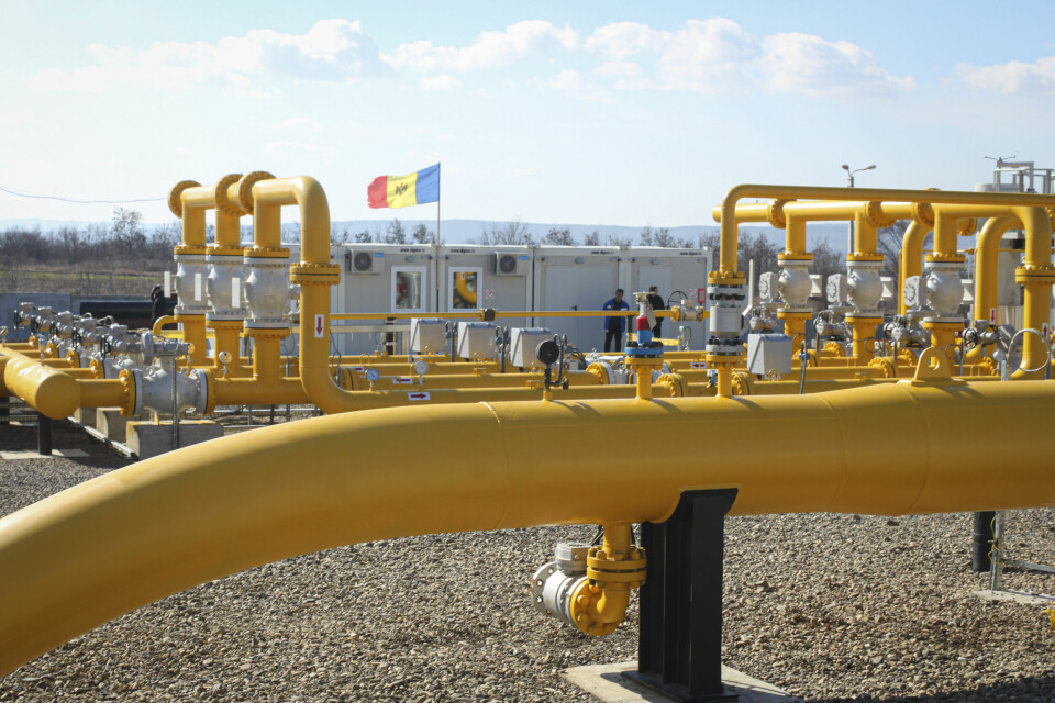 Gassrørledninger utenfor byen Ungheni vest i Moldova. Gassrørledninger utenfor byen Ungheni vest i Moldova. Foto: Aurel Obreja / AP / NTB