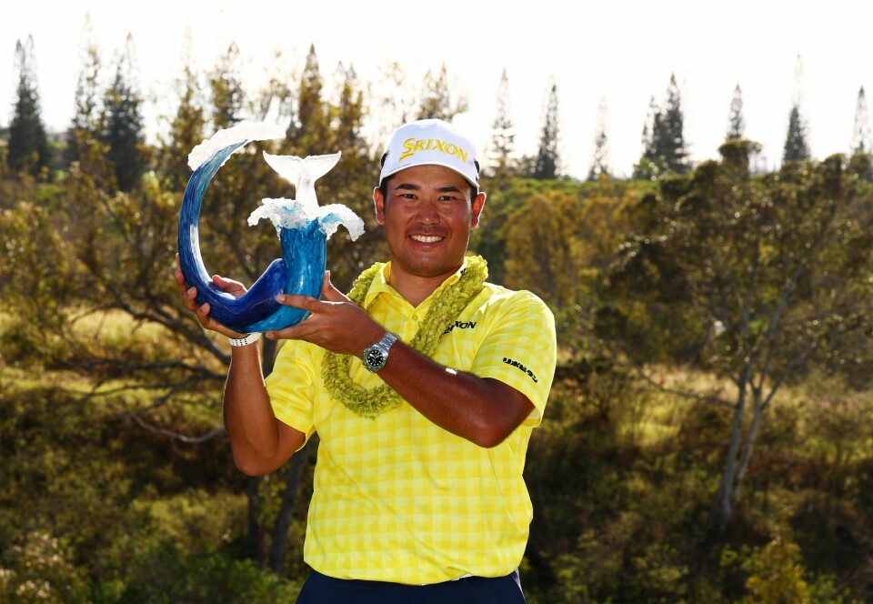 Hideki Matsuyama vant på Hawaii, og satte like godt ny PGA-rekord i årets første turnering Hideki Matsuyama vant på Hawaii, og satte like godt ny PGA-rekord i årets første turnering