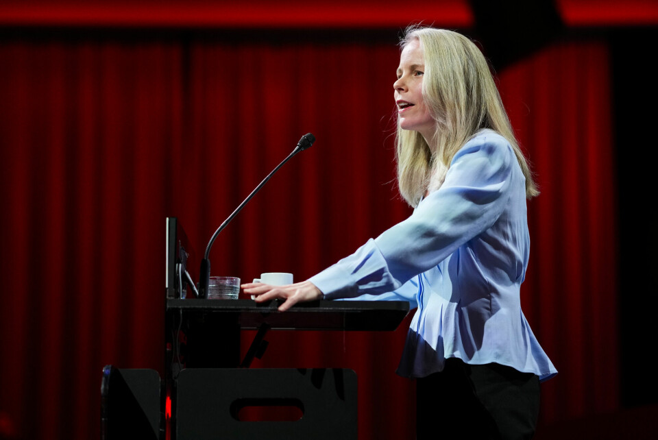 SV-leder Kirsti Bergstø. SV-leder Kirsti Bergstø.