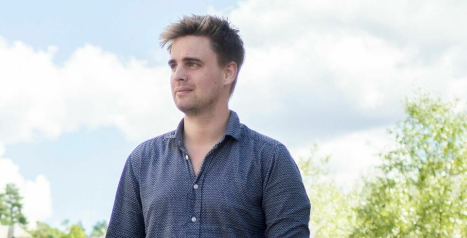 MDG-politiker Eivind Trædal forteller at han opplevde å se fulle voksne under fjorårets 17 mai-feiring i Oslo, mens han vandret ute med datteren. Det tror han kan bli et mer vanlig skue nå.(Wanda Nathalie Nordstrøm) 17072017Eivind Trædal Lørdagsportrett.Kværnerbyen