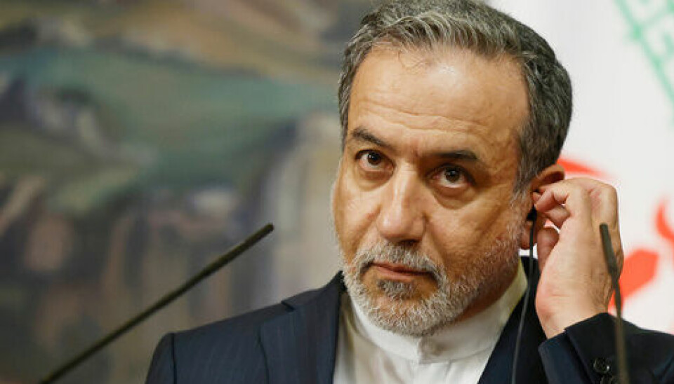 Irans utenriksminister Abbas Araghchi. Irans utenriksminister Abbas Araghchi sier landet ser på atomvåpen som helt uakseptable våpen
