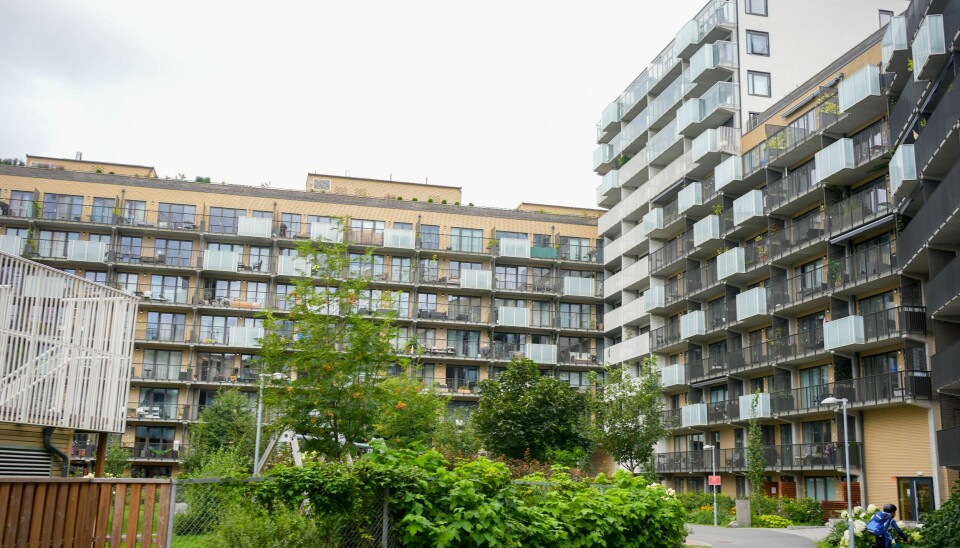 Oslo 20240814. Det arbeides på spreng for å ferdigstille leiligheter hos Obos på Ulven. Foto: Terje Pedersen / NTB Oslo 20240814. Det arbeides på spreng for å ferdigstille leiligheter hos Obos på Ulven. Foto: Terje Pedersen / NTB