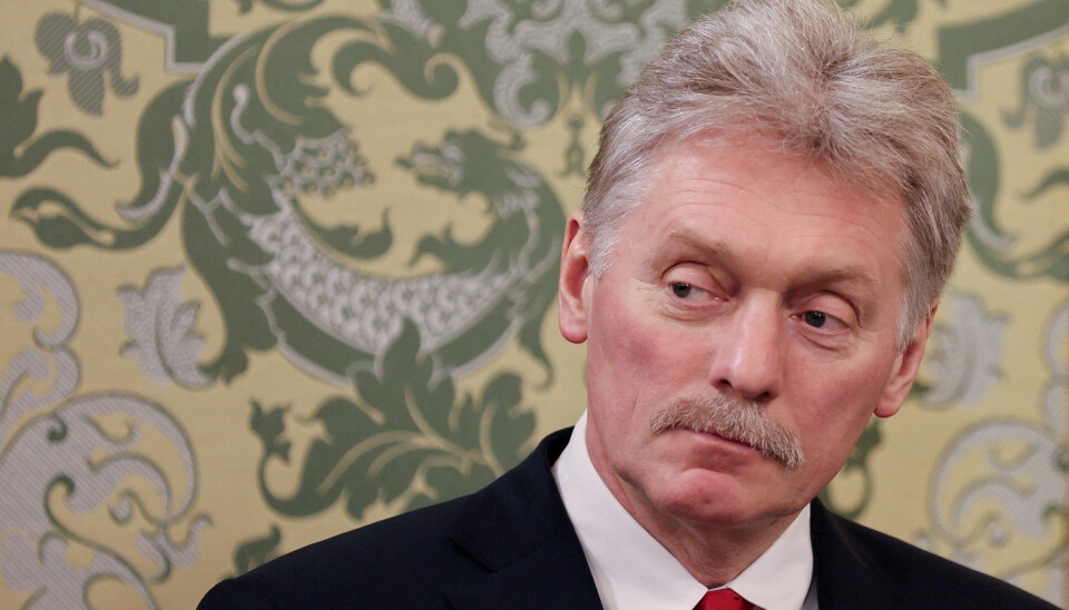 Vladimir Putins talsmann Dmitrij Peskov.