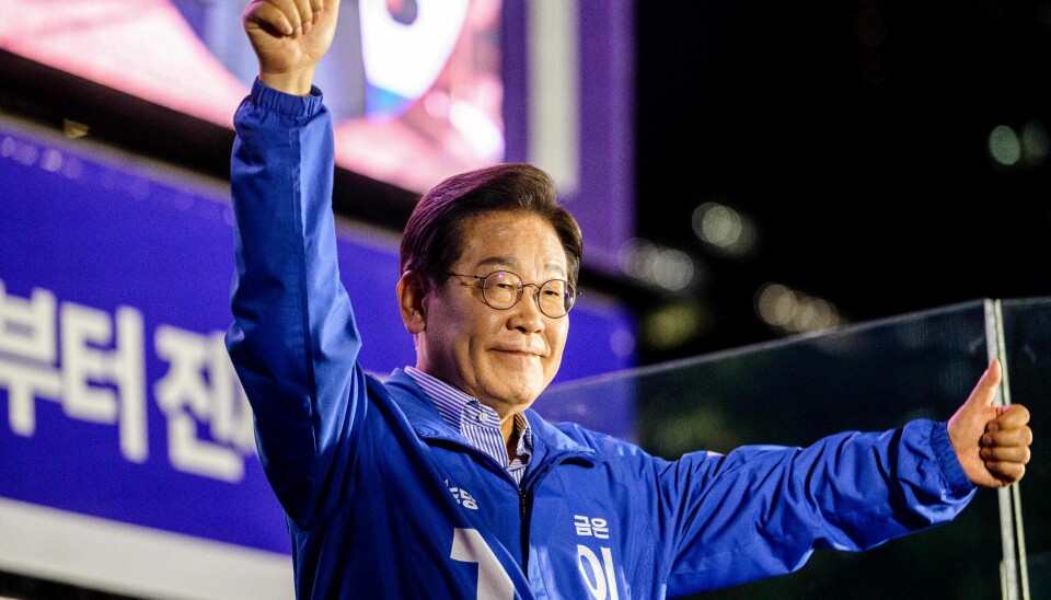 Lee Jae-myung representerer Sør-Koreas liberale Demokratiske parti. Han er landets nye president.
