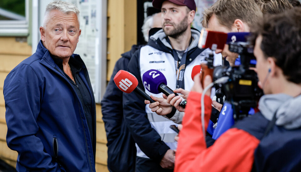 Gjert Ingebrigtsen intervjues etter Narve Gilje Nordås' løp i Trond Mohn Games. Han gikk da han fikk spørsmål om rettssaken.