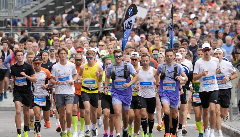 Løpebølgen skylder over Norge. Her fra Oslo maraton i 2024.