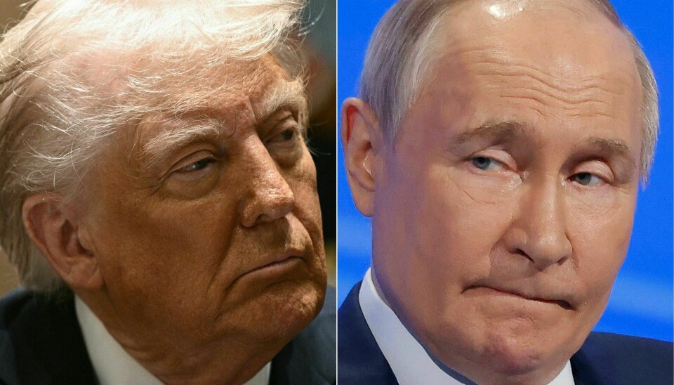Donald Trump og Vladimir Putin. Donald Trump og Vladimir Putin.