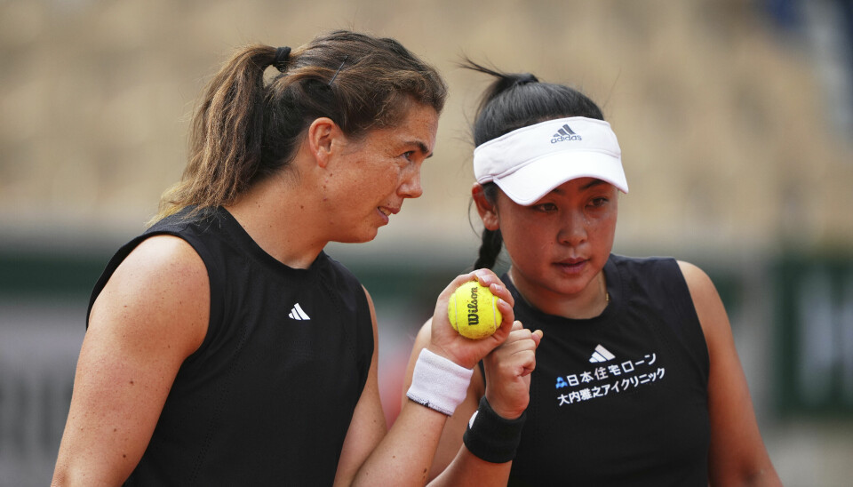 Ulrikke Eikeri (t.v.) og japanske Eri Hozumi røk ut i semifinalen Ulrikke Eikeri (t.v.) og japanske Eri Hozumi røk ut i semifinalen