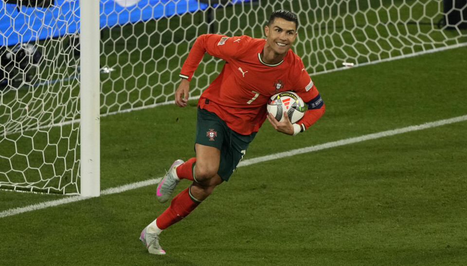 Cristiano Ronaldo scoret igjen for Portugal.