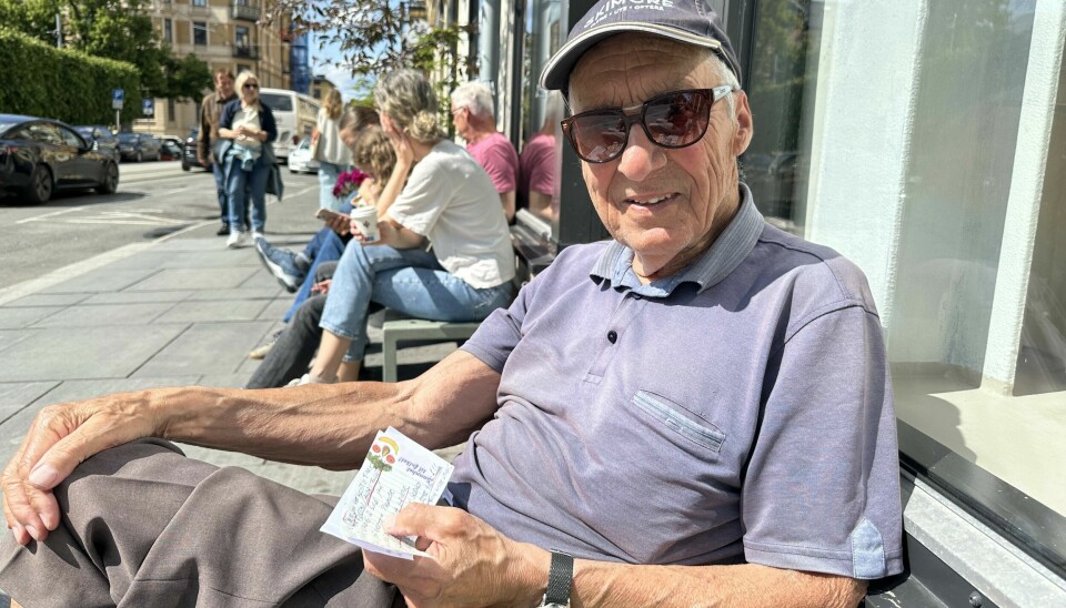 87-åringen Harald Wittusen er en aktiv pensjonist som i all hovedsak går til gjøremålene sine i Oslo.