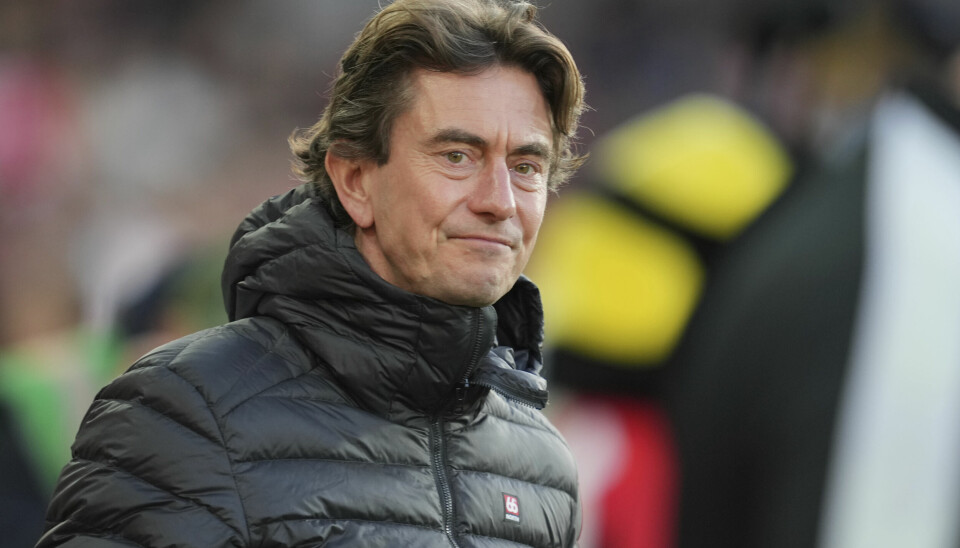 Manageren Thomas Frank tar over Tottenham.