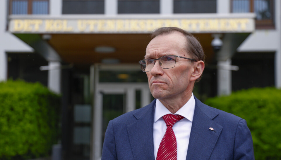 Utenriksminister Espen Barth Eide (Ap) går ut mot Israels angrep på Iran.