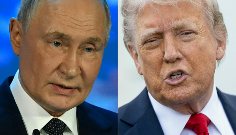 Russlands president Vladimir Putin og USAs president Donald Trump.