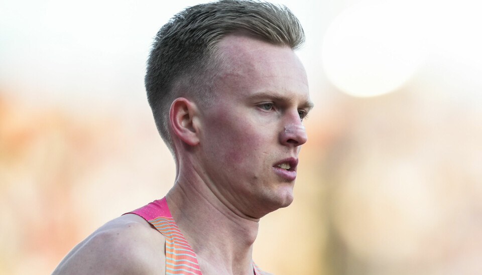 Narve Gilje Nordås ble nummer to på 1500 meter i Åbo.