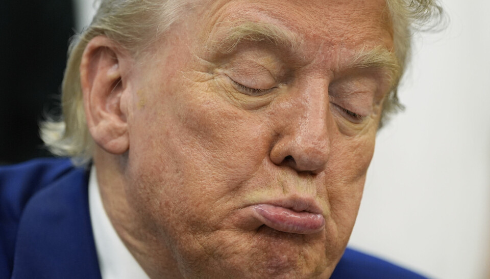 Donald Trump frykter atomvåpen i iranske hender. Ifølge ham var de svært nære.