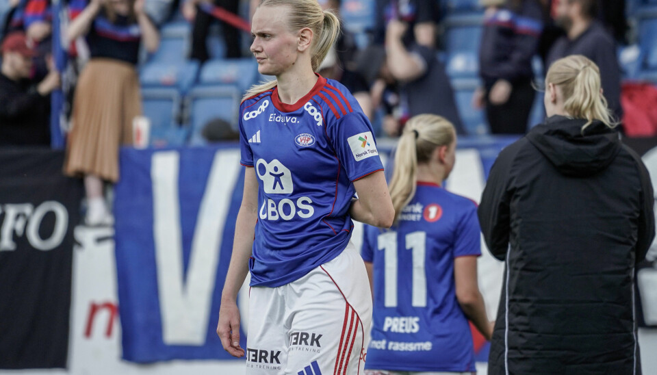EM-uttatte Karina Sævik gjorde hattrick for serieleder Vålerenga i siste seriekamp før EM-pausen.