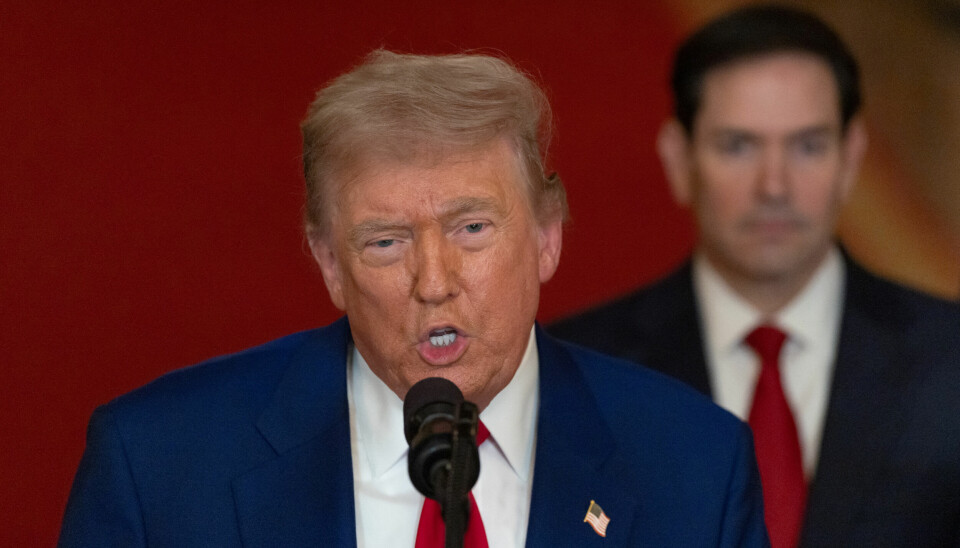 USAs president Donald Trump beordret nattens angrep mot Iran.