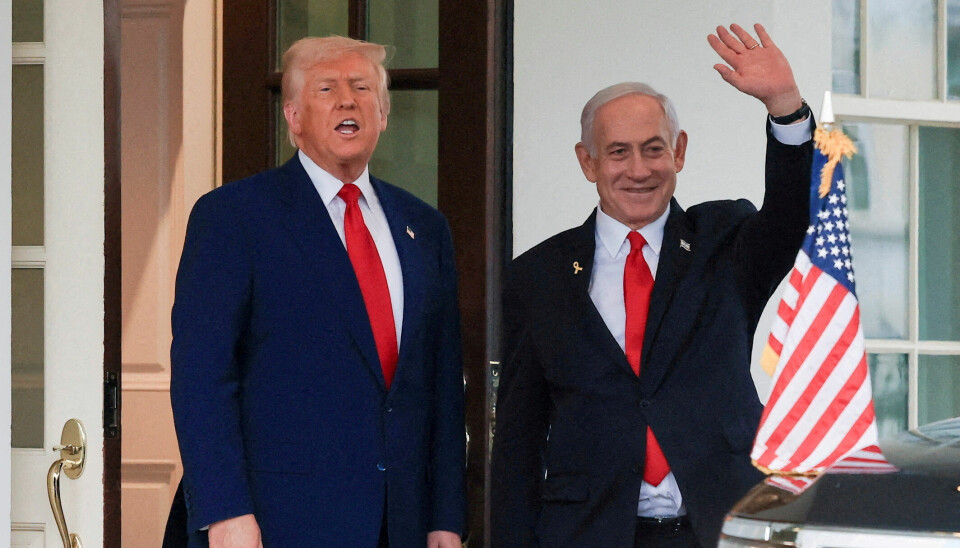 USAs President Donald Trump ble spilt av Israels statsminister Benjamin Netanyahu, skriver Helge Simonnes. USAs President Donald Trump ble spilt av Israels statsminister Benjamin Netanyahu, skriver Helge Simonnes.