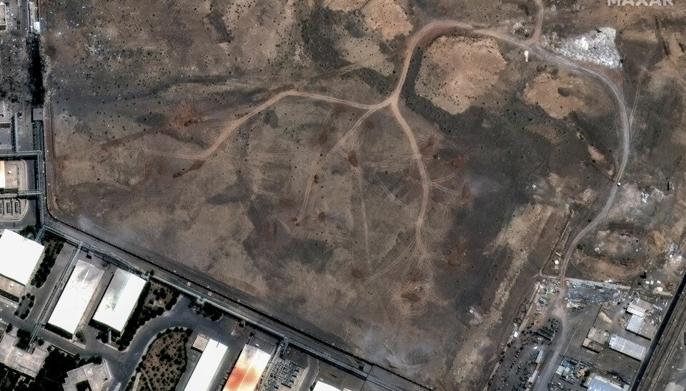 Satellittbilder fra det Iranske atomanlegget Natanz før 2025.