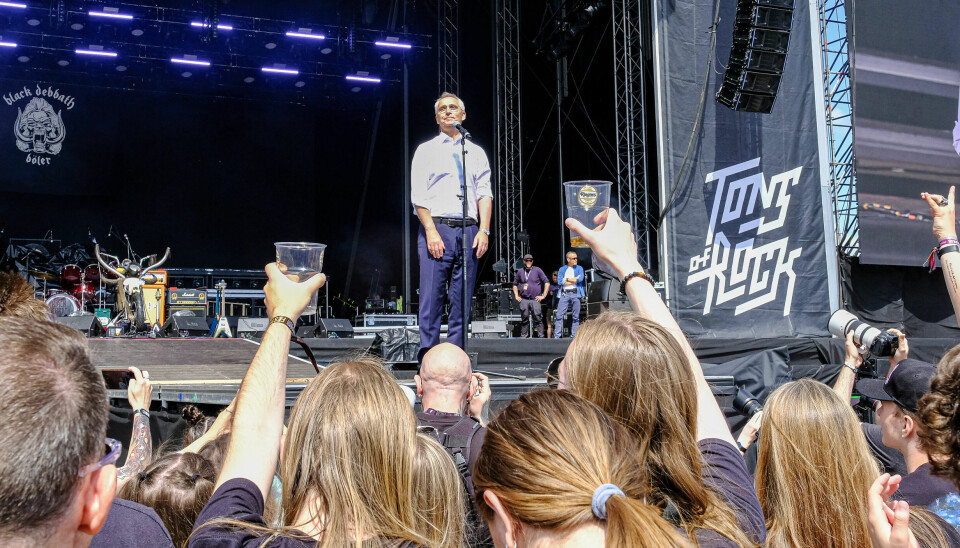Jens Stoltenberg åpnet Tons of Rock 2025.