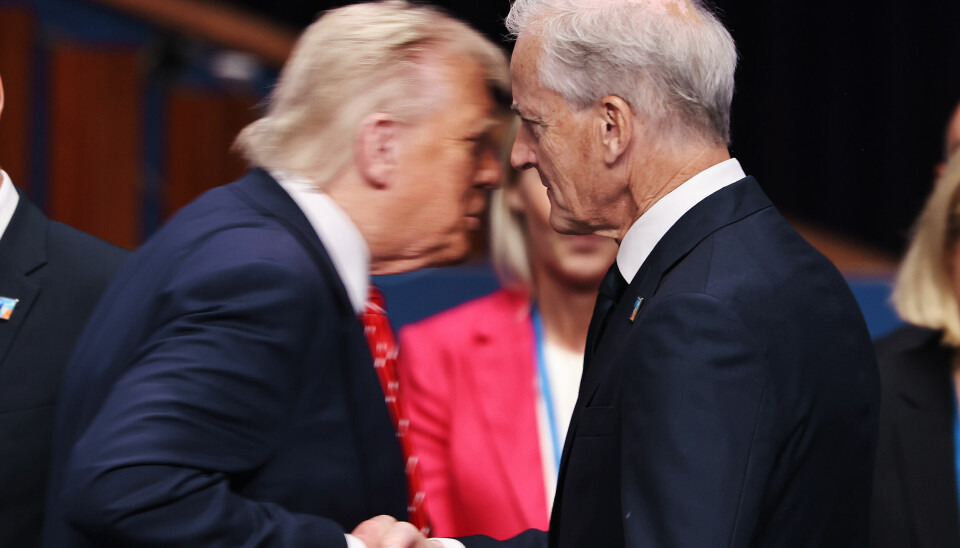 Støre og Trump var begge på Nato-toppmøtet i Haag denne uken.