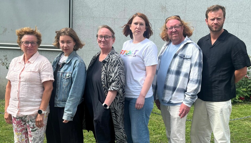 F.v.: Mette Daarstad (leder for Fagforbundet ForSe Oslo), Jenny Dellegård (leder for Fagforbundet Kultur Oslo), Siri Follerås (leder for Fagforbundet Pleie og Omsorg Oslo), Maren Oddvang (leder for Fagforbundet Barn og Oppvekst Oslo), Terje Strømsnes (leder Fagforbundet Teknisk Fagforening Oslo) og Preben Torbjørnsen (leder Fagforbundet Helse, Sosial og Velferd Oslo)