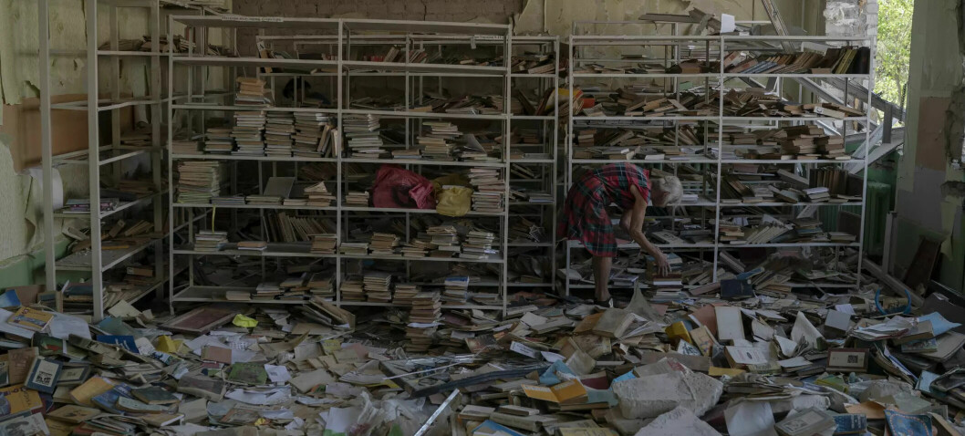 Krig i Ukraina: – Vi vil at biblioteket skal være et trygt sted