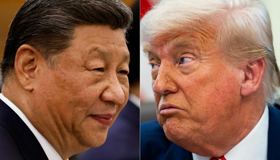 Kinas president Xi Jinping og USAs president Donald Trump.