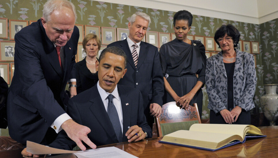 Barack Obama ble tildelt Nobels fredspris i 2009. Han tok ikke prisen som en belønning for prestasjoner, men som en «oppfordring til handling».
