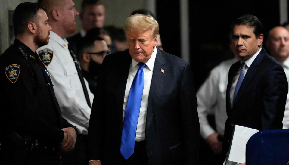 Trump hadde betalt 130.000 til pornoskodespelar Stormy Daniels før presidentvalget i 2016.