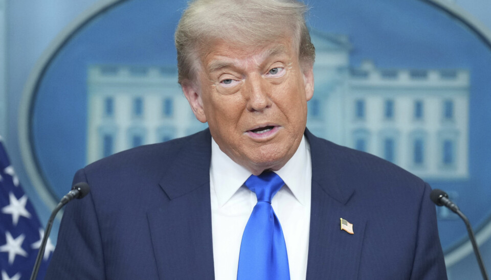 USAs president Donald Trump kunngjorde EU-toll på 30 prosent lørdag.