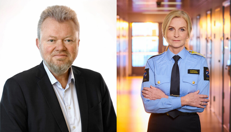 Assisterende direktør Jan-Erik Sandlie og direktør Lise Sannerud i Kriminalomsorgsdirektoratet.