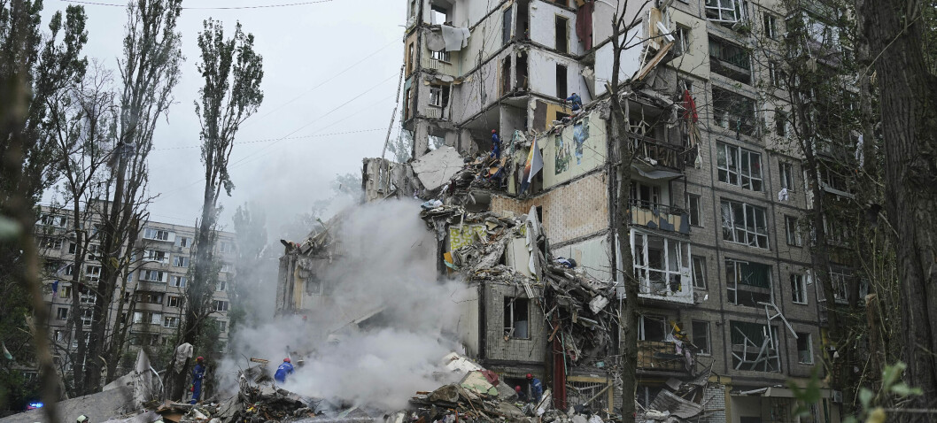 Stort russisk angrep mot Kyiv