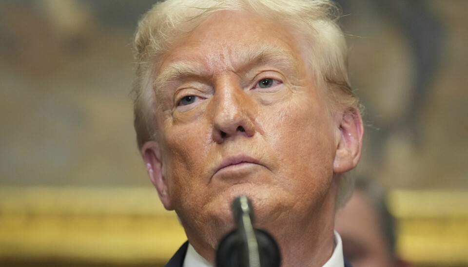 USAs president Donald Trump var ikke fornøyd med arbeidsmarkedstallene i juli.